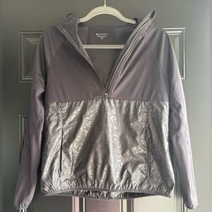 Athleta Women's Black Hooded Pullover Jacket